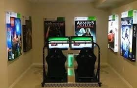Awesome Video Game Room Basement Maybe Video Game Rooms Small Game Rooms Video Game Room