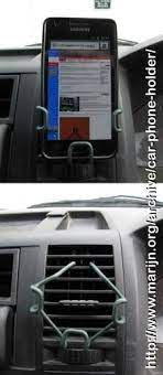 Free Diy Wire Mobile Smart Phone Car Holder Clips Into Vents Cell Phone Holder Diy Diy Phone Holder Car Cell Phone Holder Diy