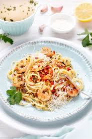Schnelle Garnelen Pasta In 20 Minuten Auf Den Tisch Emmikochteinfach Rezept Garnelen Pasta Rezepte Garnelen