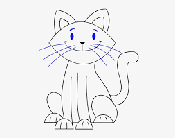 Follow along to learn how to draw a cute black cat easy, step by step. How To Draw A Simple Cat Cat Drawing Easy Png Image Transparent Png Free Download On Seekpng