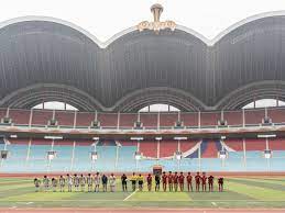 Wembley stadium in london, uk on a sunny day. The May Day Stadium North Korea Travel Guide Koryo Tours