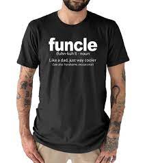 Funcle Better Than Dad Urban Dictionary Definition Text Black Etsy