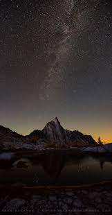 Prusik Peak And The Galaxy Scenery Night Sky Moon Valley Of Fire