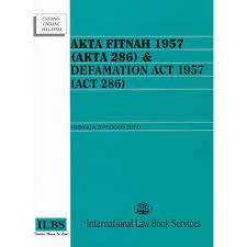 Defamation act 1957 (act 286). Akta Fitnah 1957 Akta 286 Defamation Act 1957 Act 286 Marsden Professional Law Book