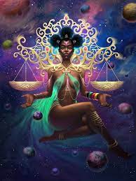 Libra Zodiac An Art Print By Clarence Bateman In 2022 Libra Art Black Art Pictures Black Girl Art