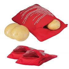 Before microwaving a sweet potato, you should first scrub the potato until it is definitely clean. Delidge Oven Microwave Baked Red Potato Bag For Quick Fast Cook 4 Potatoes At Once In Just 4 Minutes Potato Bags Buy At The Price Of 1 83 In Aliexpress Com Imall Com