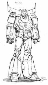 80s Cartoons Drawings Hotrod In 2020 Transformers Coloring Pages Transformers Artwork Transformers Drawing