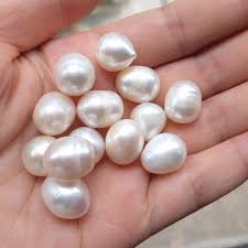 12-13mm freshwater pearls, undrilled pearls, natural pearls, no hole, real  pearl beads, large pearls, white pearls, 50g
