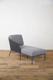 Contact us about our concierge in home design services. Bay Aluminum Woven Rope Chaise Left Arm Anthropologie