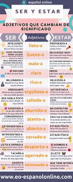 Verbos Eo Espanol Online En 2020 Ejercicios Para Aprender Espanol Adjetivos Aprender Espanol