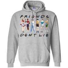 Los amigos sí mienten, pero por suerte existe eleven. Stranger Things Friends Don T Lie Hoodie Ls T Shirt Robinplacefabrics