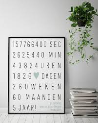 Huwelijk Jubileum Poster Gepersonaliseerde Poster