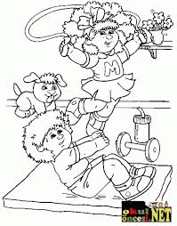 Cartoon coloring pages for kids. Cabbage Patch Kids Coloring Pages Coloring Home