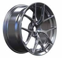 17 19 21 22 23 Inch Multi Spoke Forged Wheels Brushed Silver Finish  Lightweight Racing Style Performance Alloy Rims Custom CNC