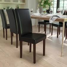 Carnegy Avenue Black Leather Dining
