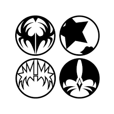 Black And White Kiss Logo Pin By Zachary Miles On I Guess I M Vintage Kiss Band Makeup Kiss Rock Bands Kiss Tattoos