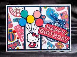 Download and print your hello kitty birthday card today!! Awash With Color Cricut Hello Kitty Birthday Card