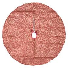 Than go glam with this metallic number. Christmas Red And Gold Glittered Tree Skirt
