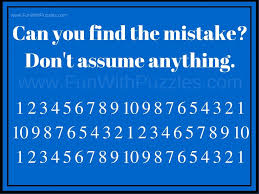 Find the mistake puzzle with answers. Can You Spot The Mistake