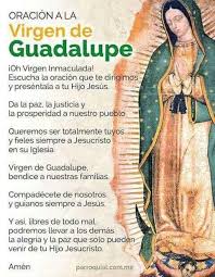 Virgen De Guadalupe Oraciones Religiosas Oraciones Oraciones Catolicas