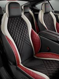 Bentley Car Interior Red White Black Interior Custom Diamond Stitch Console Door Panels Dash In Custom Car Interior Car Interior Upholstery Luxury Car Interior