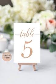 Geschenk Hochzeit Rose Gold Table Numbers Wedding Rose Gold Wedding Table Number Rose Gol Geschenk Hochzeit Goldene Tischnummern Hochzeit Tischnummern