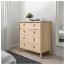 Bjorksnas Birch Chest Of 5 Drawers 90x90 Cm Ikea Ikea Inspiration Ikea Bedroom Chest Of Drawers