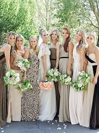 Bridesmaids Old Vintage Neutral Color Dresses Similar But Not The Same Guys With Tan Gray Su Mismatched Bridesmaids Mismatched Bridesmaid Dresses Bridesmaid