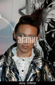 Elle Jackson of La Roux arrives at the Brit Launch at the Indigo 02,London 