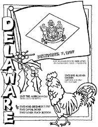 A few boxes of crayons and a variety of coloring and activity pages can help keep kids from getting restless while thanksgiving dinner is cooking. Delaware Coloring Page Crayola Com