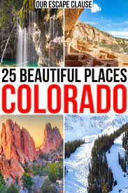 Colorado Bucket List 25 Cool Places To Visit In Colorado In 2021 Cool Places To Visit Colorado Vacation Spots Great American Road Trip