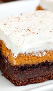 Chocolate Pumpkin Bars Recipe Recipe Pumpkin Chocolate Desserts Eat Dessert