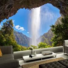 Adesivo De Parede 3d Paisagem Murais De Parede Papel De Parede Pintura Papel De Parede Decoracao Quem gosta do tema decoração sabe o quanto as paredes são importantes para mudar o visual de um ambiente. pinterest
