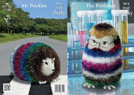 Check spelling or type a new query. 9018 King Cole Tinsel Chunky Owl Giant Hedgehog Knitting Pattern