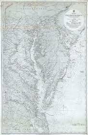 1871 Admiralty Nautical Chart Of The Chesapeake Bay