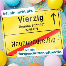 Geburtstag für facebook, webseiten oder einem es sind sarkastische, witzige oder herzliche und liebe sprüche dabei, die alle als bild vorliegen und. Personalisiertes Ortsschild 40 Geburtstag Individuell Bedruckt