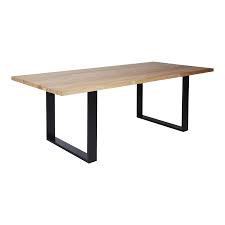 Alexandria Rectangular Dining Table Black Wood Dining Table Steel Dining Chairs Wood Dining Room Table