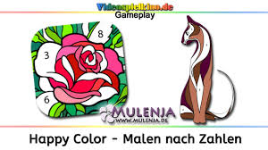 Selbst online kann kostenlos nach zahlen gemalt werden. Happy Color Malen Nach Zahlen Gameplay Youtube