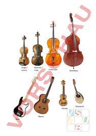 Mit einem musikinstrument wird musiziert, umgangssprachlich musik gemacht. Arbeitsblatt Alle Instrumente Bilder Und Namen Musik Gemischte Themen