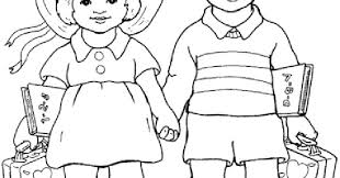 Kumpulan gambar kelinci foto, kartun, dan mewarnai. Gambar Mewarnai Pergi Ke Sekolah