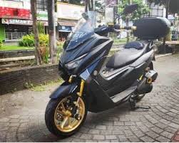 Modifikasi Nmax Hitam Doff 2018 Sepeda Motor Matte Black Hitam