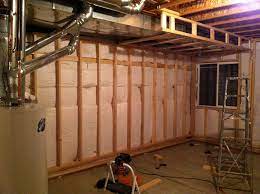 The basement storage room project is coming along nicely. Finish Basement Home Theater Before And After Pictures