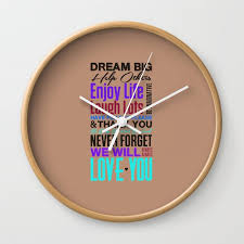 We did not find results for: Lab No M 4 Dream Big Help Other Enjoy Life Laugh Lots Love For Family Inspirational Quotes Poster Wall Clock By Lab No 4 Society6