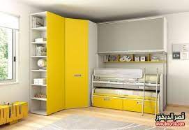 اوض نوم اطفال بسريرين ودولاب كاملة مودرن قصر الديكور