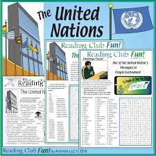 Free United Nations Puzzle Set Celebrating The United Nations And Its Work Around The World Includes The United Nations Reading Club Summer School Fun Fun