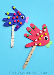 Handprint Fish Puppets Crafty Morning Ocean Kids Crafts Fish Crafts Preschool Hand Crafts For Kids