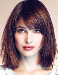 Picture of straight, medium hairstyles with bangs, easy haircuts/tumblr. 50 Best Hairstyles For Square Faces Rounding The Angles Bangs With Medium Hair Square Face Hairstyles Hair Styles