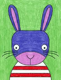 Bunny face live partie 1 popup sound éphémère. Draw A Cute Bunny Face Art Projects For Kids