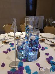 Teal And Purple Wedding Teal And Purple Centerpiece Purple Centerpieces Purple Wedding Centerpieces Purple Teal Wedding