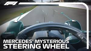 Mercedes Mysterious Steering Wheel Explained Formula 1 Testing Youtube
